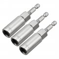 Uxcell 3 Pcs 1 4 Quick-change Hex Shank 11mm Nut Setter Driver Drill Bit 80mm Length Metric No-magnetic