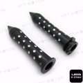 Httmt Trhb124- Motorcycle Spike Handlebar 7 8 Hand Grips Compatible With Suzuki Yamaha Kawasaki New