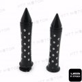 Httmt Trhb124- Motorcycle Spike Handlebar 7 8 Hand Grips Compatible With Suzuki Yamaha Kawasaki New