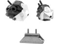 Engine Mount Kit 3 Piece For 2005 2008 Ford F150 Fits Rwd 4 6l V8 And 2007 Fx2 5 4l Includes Front Left Right Rear Transmission 