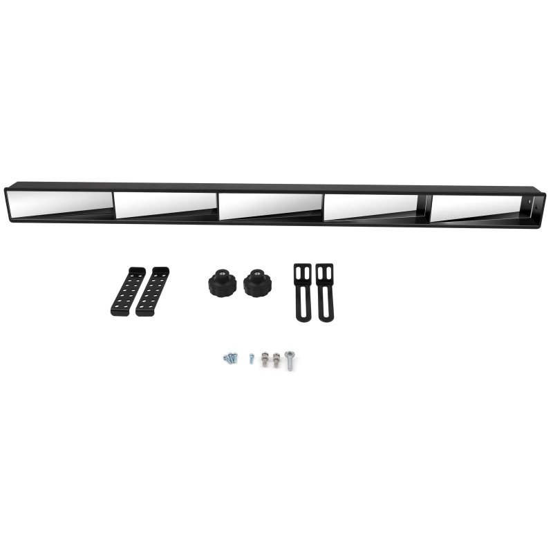 Black Offroad Side View Mirrors For Rzr Mirror Break Awa Polairs 1000 Xp 1 75 Inch Abs
