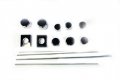 Hongk- Black Fork Axle Caps Covers Compatible With 1999-2011 Suzuki Gsx-r 1300 R Hayabusa Gsxr1300 B01c0swfc0