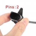 X Autohaux 2pcs Car Rear Brake Pad Wear Sensor 2 Pins For Audi A7 Quattro 2012-2017 4h0615121h