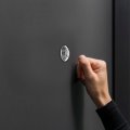 Healvian Door Viewer Peephole For Plate Apartment Accessory Front Small Part Metal House Iron