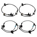 4pcs Abs Wheel Speed Sensor Set Front Rear Left Right For Chevy Silverado 1500 Avalanche Suburban Tahoe Gmc Sierra Yukon Xl 