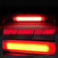 Auto Dynasty 3d Led Bar Chrome Housing 3rd Third Rear Center High Mount Brake Light Stop Lamp Compatible With Jeep Commander