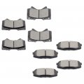 Aintier Automotive Replacement Brake Pads Front Rear Fit For Toyota Land Cruiser 2008-2011 2013-2017 For Sequoia 2008-2017