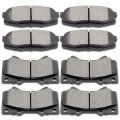 Aintier Automotive Replacement Brake Pads Front Rear Fit For Toyota Land Cruiser 2008-2011 2013-2017 For Sequoia 2008-2017