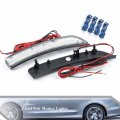 Njsbyl Rear Led Side Marker Lamps For 2015 2016 2017 Chrysler 200 200c 200s 200lx Limited Clear Lens 66-smd Red Turn Signal