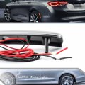 Njsbyl Rear Led Side Marker Lamps For 2015 2016 2017 Chrysler 200 200c 200s 200lx Limited Clear Lens 66-smd Red Turn Signal