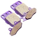 Carbon Fiber Brake Pads Front And Rear Fa135 Fa84 Fits For Kawasaki Klx140 2008-2017 2 Pairs 