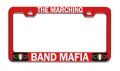 The Marching Band Mafia Italian Italy Rd Auto Metal License Plate Frame Tag Holder Universal Fit Heavy Duty Steel For Cars 