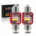 Alla Lighting Dual Color De3175 De3021 Led Festoon Bulbs White Blue Switchback Can-bus 31mm Interior Map Dome Door Trunk Glove 
