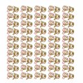 Uxcell 100 Pcs 14mm Spring Band Type Action Fuel Hose Pipe Air Clamp Bronze