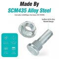 Javik 4pcs Wheel Studs Front Middle Compatible With Polaris Ranger Sportsman Magnum Outlaw Trail Blazer Boss Predator Scrambler