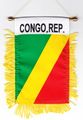 Republic Of Congo Window Hanging Flag 