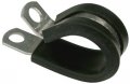 7323pt Rubber Insulated Clamps 1 3 8 Id 2 Aluminum With 4 In Mounting Hole Per Package