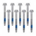 X Autohaux 8pcs New Cab Body Assembly Mount Cushion Bolt 10 9 Grade Mild Steel Fits For Chevrolet Silverado 1500 2500 1999-2004