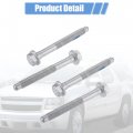 X Autohaux 8pcs New Cab Body Assembly Mount Cushion Bolt 10 9 Grade Mild Steel Fits For Chevrolet Silverado 1500 2500 1999-2004