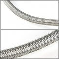 T3 T4 Turbocharger 36 Inches Stainless Steel Braided Turbo Oil Feed Line Npt Adapter Fittings