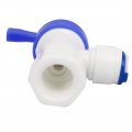 Uxcell Tank Ball Valve 1 4npt X 4-inch Tube 5pcs For Ro Water Reverse Osmosis Filter System