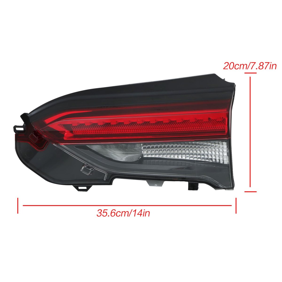 Passenger Side Inner Tail Light Replacement For Toyota Rav4 2019 2020 2021 Rh To2803148 81580-0r060 Red Led Rear Right Assembly