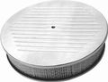 Racing Power Company R6801 14 X 3 Round Aluminum Milled Drop Base Air Cleaner Set 