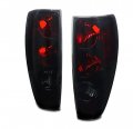 Tail Brake Lights Rear Lamps Black Smoke For 2004-2012 Chevy Colorado Gmc Canyon 