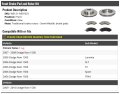 Front Semi Metallic Brake Pads And Rotor Kit For 2006 2010 Dodge Ram 1500 5 Lug Position