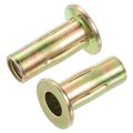 Multi-grip Rivet-nut M10 Pre-bulbed Shank Carbon Steel Color-zinc-plated Flat Head Threaded Insert Nut 30pcs 