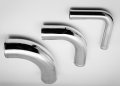 Autobahn88 Alloy Pipe Glossy Polished Mandrel Bend Elbow 90-degree Od 2 25 57mm L 12 300mm For Direct Replacement Of Engine Bay