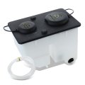 I Fo1288171 Oe Style Car Coolant Windshield Washer Fluid Overflow Reservoir Tank With Cap And Pump Compatible Ford Bronco Ii