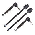 4pc Front Inner And Outer Tie Rod End Es3455 Ev408 For Chevrolet Classic 2004 2005 Malibu 1997 2003 Oldsmobile Alero Cutlass 