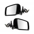 Astra Depot Left Right Black Rearview Mirrors Turn Signal Floor Light Compatible For 2005-2011 Mercedes W164 Ml350 Ml300 Ml500