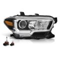Front Right Passenger Side Headlight Assembly Fit Toyota Tacoma 2016-2017 Replacement Headlamp W O Led Day Running Light 