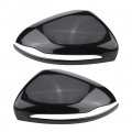 Qiilu 1 Pair Carbon Fiber Rearview Mirror Cover Fit For Benz C E Glc S Class W205 W213 X253 W222