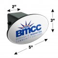 Borough Of Manhattan Community College Secondary Logo Oval Tow Hitch Cover Trailer Plug Insert 2