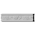 Ekena Millwork Cha03x00ro 7 8-inch H X 3 4-inch P 96-inch L Running Rose Chair Rail 
