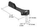 Latch Lever Die Cast Black