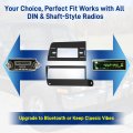 Din Radio Install Kit For Chevrolet Gmc Ck 1973 1987 Replace 87 99 3052 Abs Plastic Dash Support Panel Single And 2 Shaft Head