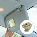 X Autohaux Beige Sun Visor Retainer Support Clip For 07-13 Chevy Silverado Tahoe Gmc Sierra 15882854 2 Pcs