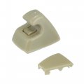 X Autohaux Beige Sun Visor Retainer Support Clip For 07-13 Chevy Silverado Tahoe Gmc Sierra 15882854 2 Pcs