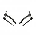 Partsw 4 Pc Steering Kit Front Outer And Inner Tie Rod Ends Fits Acura Mdx 2001-2006 All Models Honda Pilot 2003-2008 