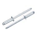 100pcs 5 32 X1 2 Countersunk Head Blind Rivets Zinc-plated Carbon Steel Grip And Mandrel Cap Silver 