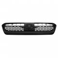 Hecasa Front Bumper Grill Compatible With 2015-2017 Subaru Wrx 91121va060 Su1200160 Grille Plastic Abs Painted Black