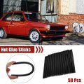 X Autohaux 50pcs 11 270mm Eva Paintless Dent Repair Hot Melt Glue Sticks Black Universal For Car Auto