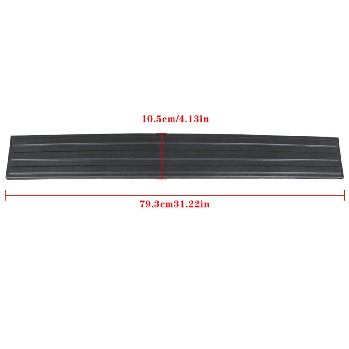 3 Piece Tailgate Flexible Step Trim Molding Cap Black 9l3z9941018aa 9l3z9941019a Replacement For 2009 2010 2012 2013 2014 F150