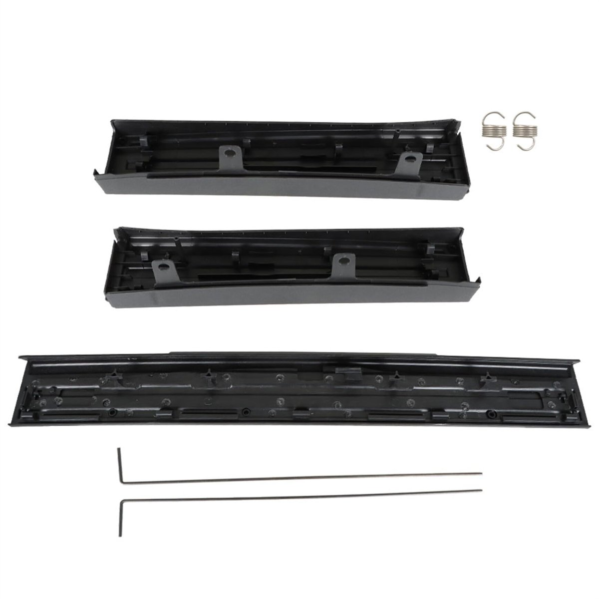 3 Piece Tailgate Flexible Step Trim Molding Cap Black 9l3z9941018aa 9l3z9941019a Replacement For 2009 2010 2012 2013 2014 F150