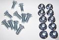 10 1 4 X 5 8 Track Bolts And Lock Nuts Garage Door Hardware Screw 
