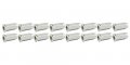 Flat Base Chrome Lug Nut 16 Pack 10mm X 1 25mm Thread Pitch With 14mm Head For Suzuki King Quad 750axi 2011 To 2018 Alloy Steel 